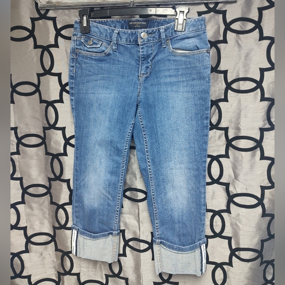 Banana Republic Petites 2P / 26 Cropped Jeans